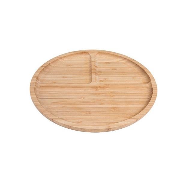 Quality Customized Design Natural Bamboo Serving Tray With Foldable Legs wholesale