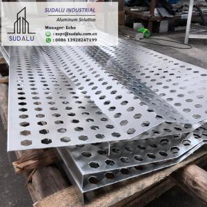 China SUDALU Aluminum Perforated Panel Bending Shape Aluminum Panel for Wall Decoration on sale