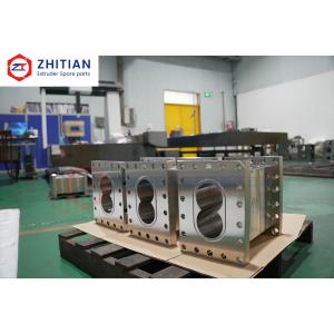 Customized Twin Screw Extruder Barrel with 38crMoAl 45# Material and 134mm Hole