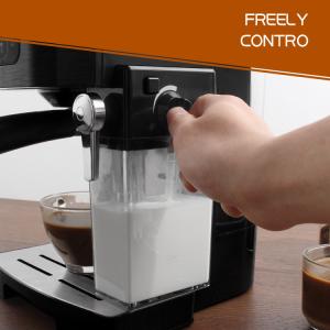 1240W Automatic Cappuccino Maker Fast Heating Foaming Milk Frother Espresso