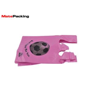 Custom Logo Printing Biodegradable Trash Bags , Custom Plastic Shopping Bags
