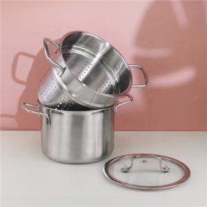 Multifunction Spaghetti Kitchen Soup Pots Stainless Steel With Strainer Insert