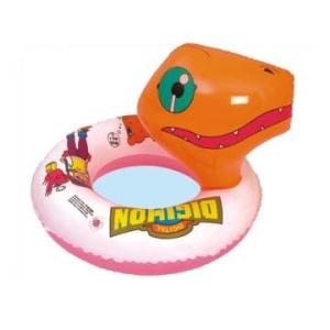 Cheap Customized funny carton inflatable swimming ring with vivid animals head for sale