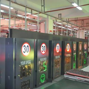 Cheap Solar Powered LED Radar Speed Sign with 100M Detection Range for sale