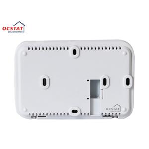 LED Blue Backlight 7 Day Programmable Thermostat With HVAC System