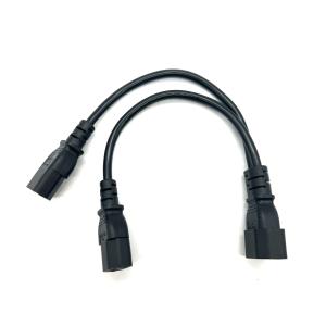 IEC C14 To C13*2 Power Adapter Y Cables 220V Extension Cables for electric