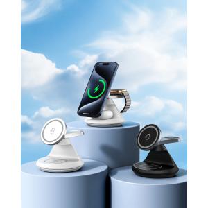 Multifunction 3 In 1 Wireless Charging Stand 15W Fast Charging