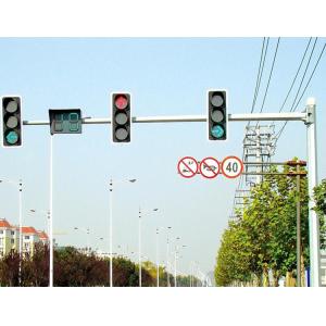 3mm Thickness Polygonal Traffic Light Pole Hot Dip Galvanized With Astm A 123