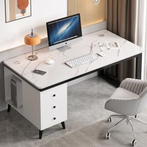 Simple Office Desk Cabinet Integrated Desktop Computer Table With Main Unit