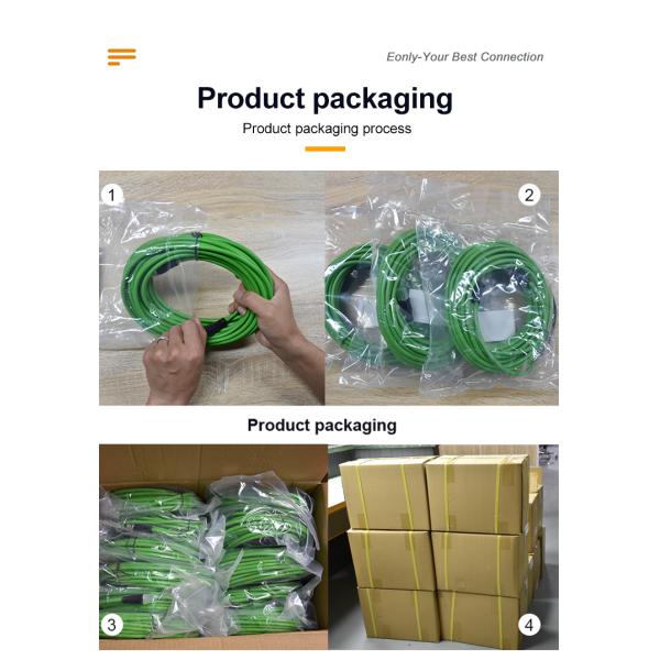 M12 Connector with 8-Pin Waterproof Molded Plug Cable Type Product