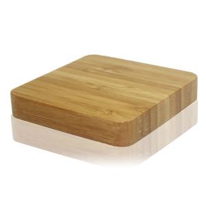 Color Printing Logo Wireless Portable Power Bank , 10400mAh Bamboo Power Bank