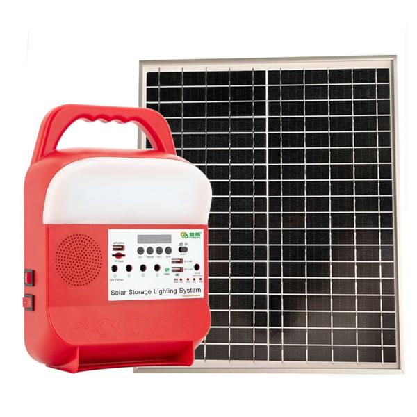Quality Multifunctional Solar Home Lighting Portable Energy Battery Power Kit Rechargeable LED wholesale