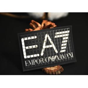 Silicone Custom Screen Printed Patches , Silicone Washable Clothing Labels