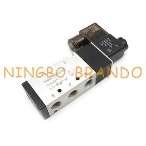 China 4V310-08 1/4 Inch 5/2 Way Single Coil Pneumatic Solenoid Valve on sale