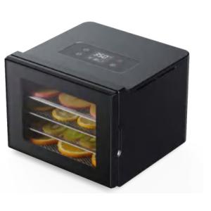 China Black Four Tier 1100W Electric Food Dehydrator With Transparent Door on sale