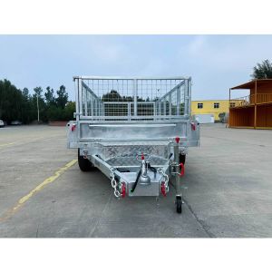 10x5 Tandem Axle Trailer Hydraulic Tipper Galvanized Box Trailer Corrosion