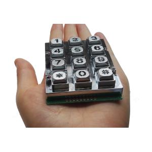 Audio Telephone Industrial Keypad With Backlight Access Control Zinc Metal