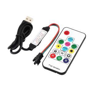 Cheap Mini LED Pixel Controller USB DC 5V With 14 Keys RF Remote Control for sale