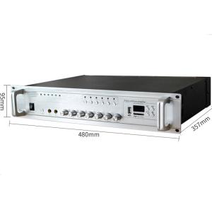 120W Stereo Power Amplifier 65*200*260mm Dimension With U Disk SD Card