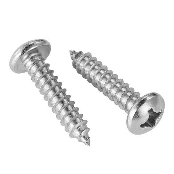 Quality GB845 Carbon Steel Pan Head Self Tapping Screw with Phosphated Finish and 100% Inspection for Medium Duty Applications wholesale