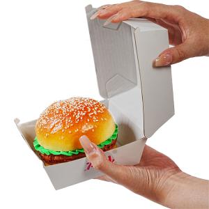 Eco-friendly Customized Hamburger Box With Biodegradable Corrugated Paper