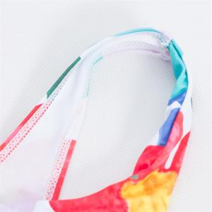 push up bathing suits Tie a Knot Two-piece Bathing Suit Bikini With Flower Print