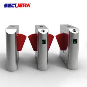 Flap type automatic turnstile control board access control barcode wing