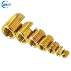 Left Rotation Type 302 Self Tapping Thread Inserts Slotted and Small Outside