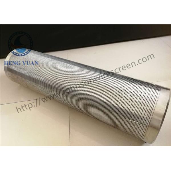 Length 5.8M Stainless Steel Vee Well Casing Pipe Wire Welded Well Pump Screen