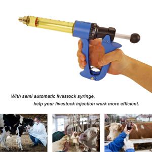 25ML Semi-Automatic Livestock Syringe Adjustable Continuous Repeating Syringe