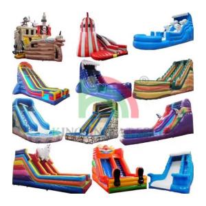 Cheap 18ft Tropical Fiesta Breeze Water slides Commercial Grade Inflatable Water Slide for Kids Adults for sale