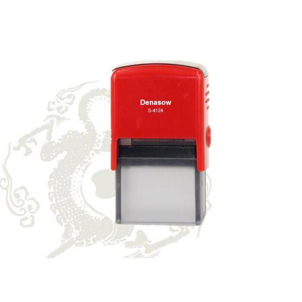 Hot selling Epress:S4124 plastic material self-inking stamp/ Cheapest self-inking stamp