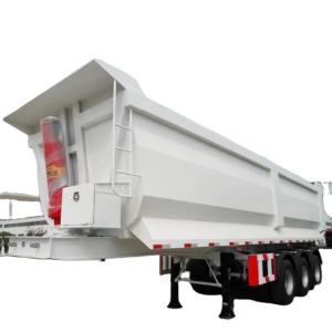 10pcs Leaf Spring Semi-Trailer Rear Dump Tipper Truck Trailer for Dubai