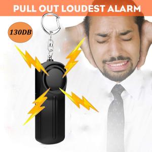 Lightweight Women'S Siren Alarm Keychain Logo Printed FCC Certificate