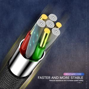 1m 2m USB Data Transfer Cables Type C Micro Lightning 3A ISO9001 For Iphone 12