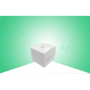 Customized Paper Packaging Boxes 350GSM With Hot Silver Printing Embossing