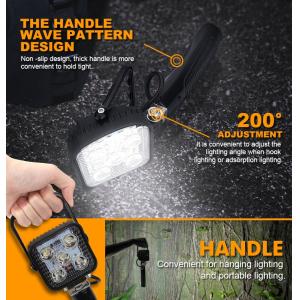 15W LED Power Portable Magnetic Work Light with 7.4V 3000mAh Li-ion Battery and