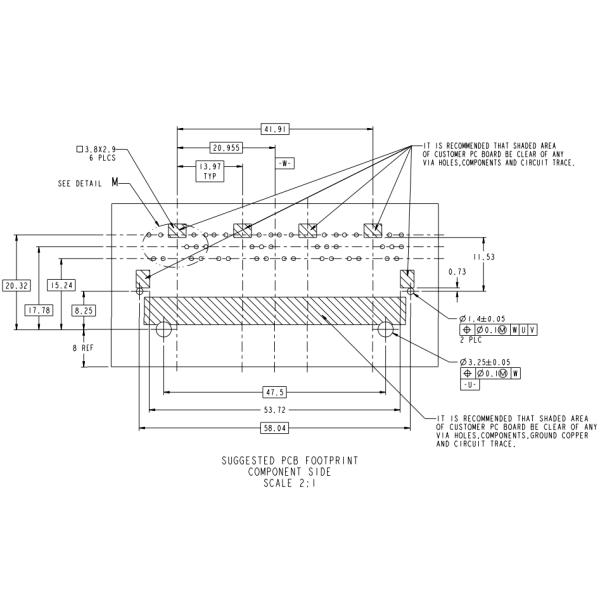 1-1840578-9 Low Profile RJ45 Magjack PoE 1X4 Commercial Grade
