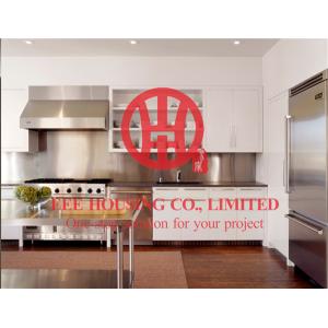 Customized Modern Lacquer Kitchen Cabinet with Excellent Design and Quality MOQ is 1 set & Shipping by Sea