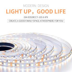 Cheap Flexible SMD 3528 LED Strip Light Low Voltage Two Color 120LEDs UL Certified for sale