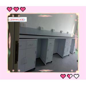 Functional Chemistry Lab Bench Lab Workbenches with Stainless Steel Cabinet and