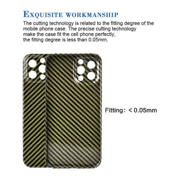 Camera Protective Full Cover Carbon Fiber Phone Case For iPhone 12 Pro Max