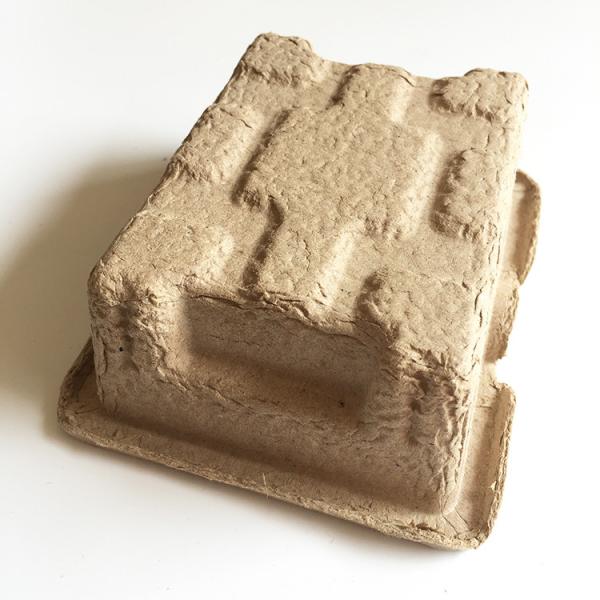 Biodegradable Cosmetic Bottle Packaging Pulp Container Molded Pulp Packaging Supplies