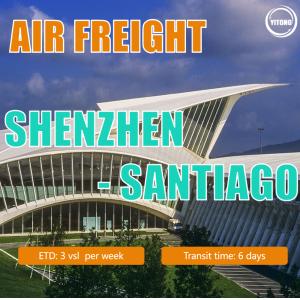 China International Air Freight From Shenzhen To Santiago, Chile on sale