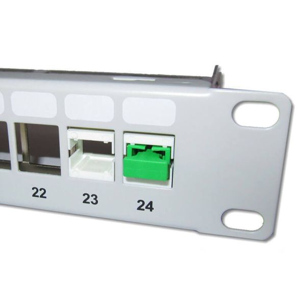 LC APC Duplex Keystone Adapter with Inner Shutter, 0.2dB Insertion Loss, and >1000 Matings Durability Fiber Optic Coupler