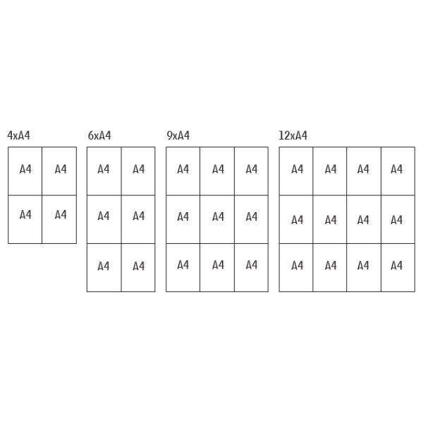 Anodized Aluminum Frame Wall Mounted 45mm A0 Lockable Poster Case