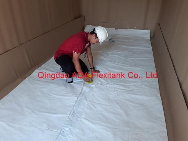 Quality Bottom Loading and Bottom Discharging Flexitank Flexibag  for  Bulk Liquid Transportation wholesale