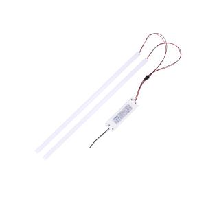 Commercial Office Troffer Light Linear retrofit Kit with Magnetic LED Light in