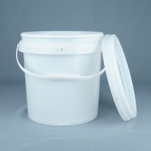 PP Material 10 Liters Square Plastic Pail With Handle