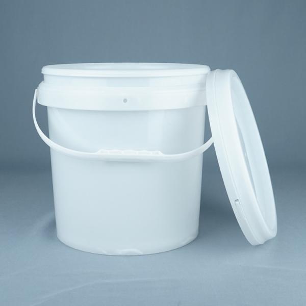 Quality 10L Round Plastic Packaging Container With Lid And Handle wholesale